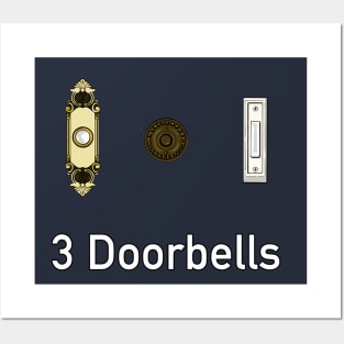 3 Doorbells Posters and Art